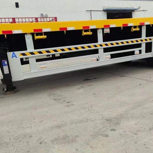 3-Axle Heavy-Duty Flatbed Semi-Trailer