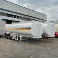 3-Axle Large-Capacity Aluminum Fuel Tank Semi-Trailer/