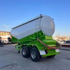 5-Axle Heavy-Duty Dry Bulk Cement Tank Semi-Trailer