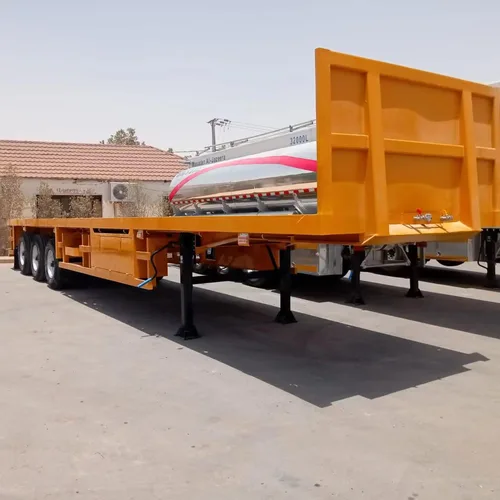 3-Axle Heavy-Duty Flatbed Semi-Trailer
