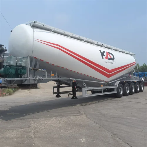 5-Axle Heavy-Duty Dry Bulk Cement Tank Semi-Trailer