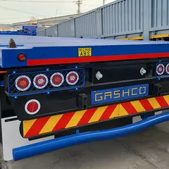 3-Axle 40ft Container Flatbed Semi-Trailer (Stackable)
