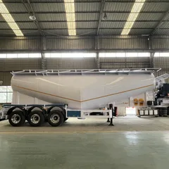 5-Axle Heavy-Duty Dry Bulk Cement Tank Semi-Trailer