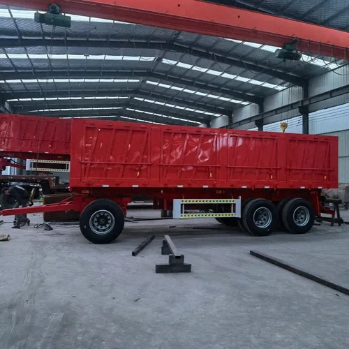 4-Axle Rear Tipper Drawbar Trailer