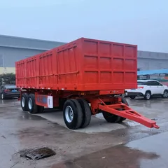 4-Axle Rear Tipper Drawbar Trailer