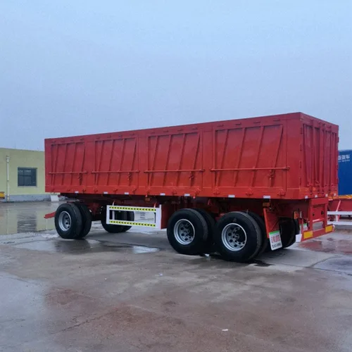 4-Axle Rear Tipper Drawbar Trailer