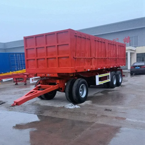 4-Axle Rear Tipper Drawbar Trailer