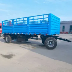 4-Axle Rear Tipper Drawbar Trailer