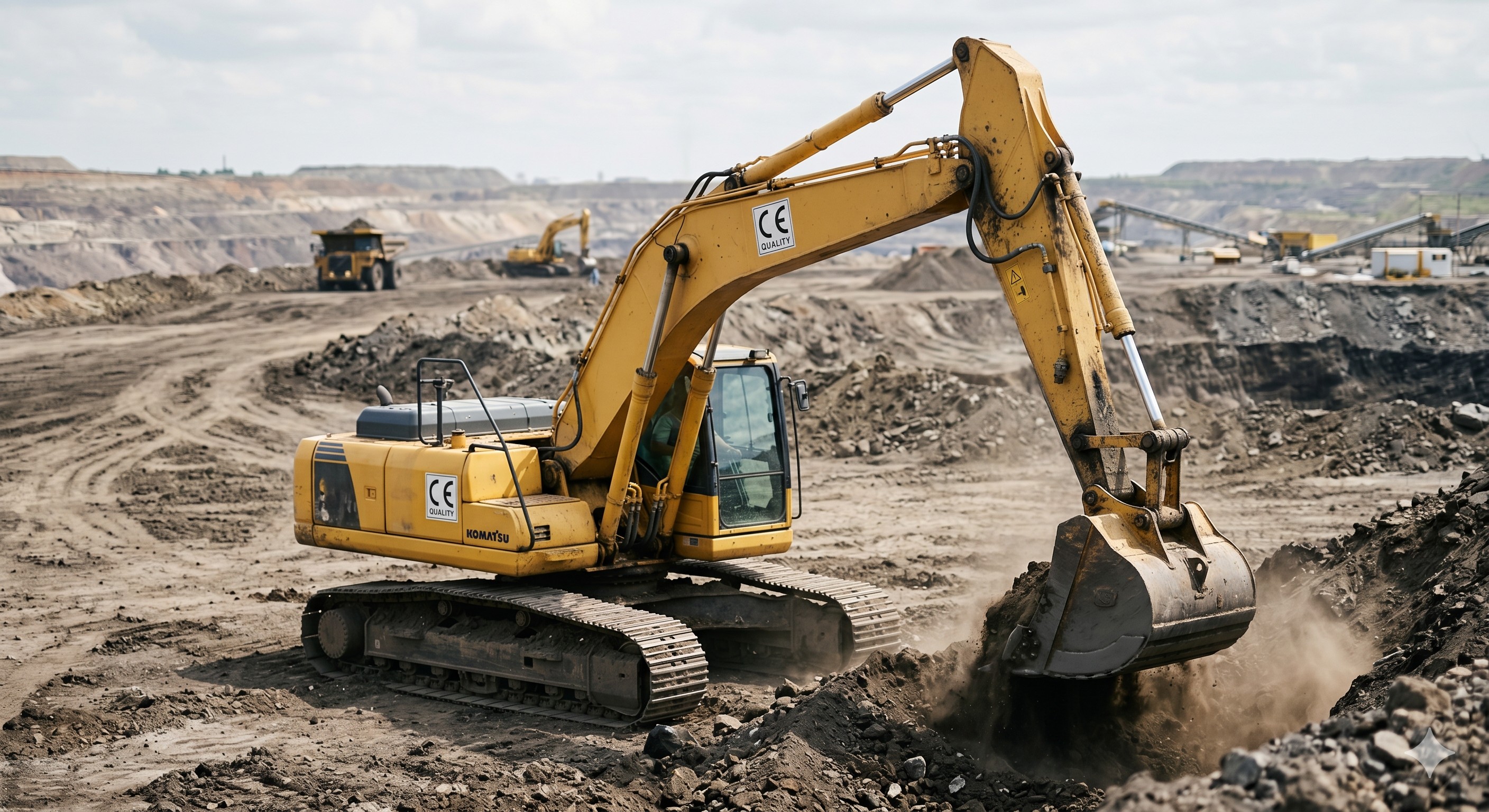 CE Certified 22 Ton Hydraulic Excavator | Cummins Engine | Global Shipping