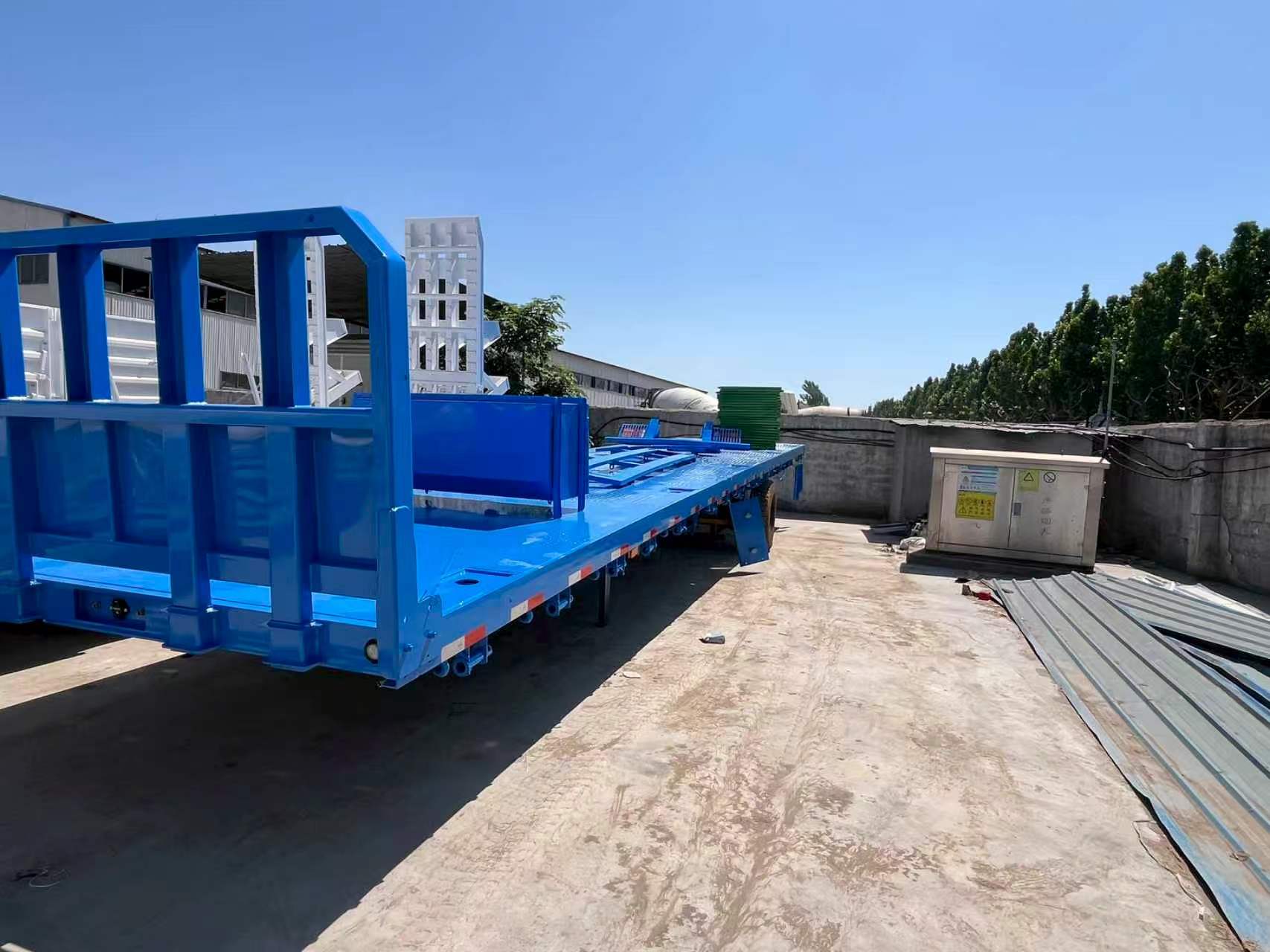 Export Heavy Duty Low Platform Semi Trailer with FUWA/BPW Axle, Optional Hydraulic Ramp & Gooseneck
