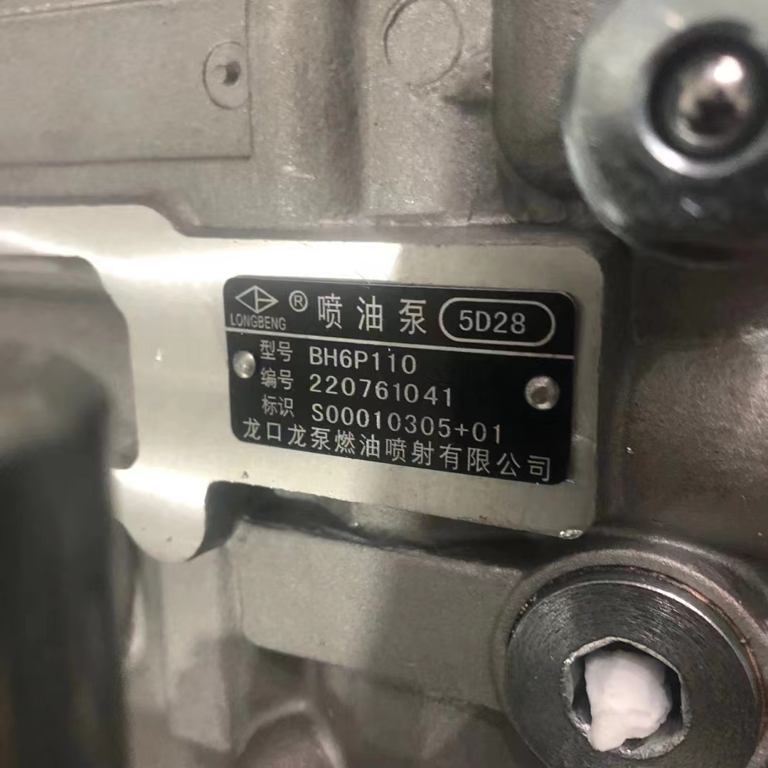 适用于上柴C6121/D6114发动机的6缸机械燃油泵BH6P110（BP5676，P10Z002）