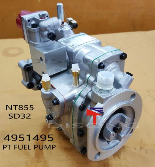 Cummins NTA855-C360 PT Fuel Pump 4951495 for Shantui SD32/TY320 Bulldozer