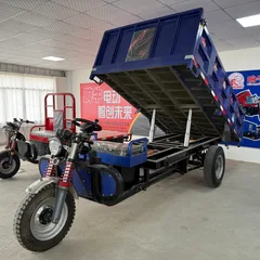 Xiangniu 5Ton Electric Dumper Tricycle, 3.2m Cargo Box for Mine & Construction