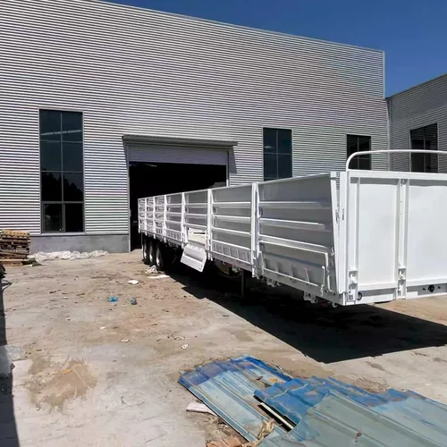 3 Axle Dropside Side Wall Semi Trailer 40-60Ton for Africa Middle East Bulk & Construction Cargo Transport