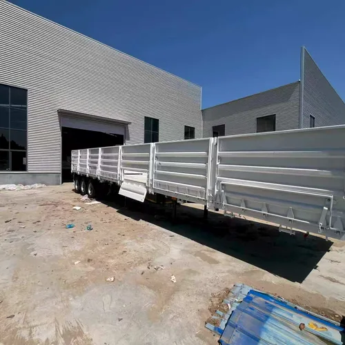 3 Axle Dropside Side Wall Semi Trailer 40-60Ton for Africa Middle East Bulk & Construction Cargo Transport
