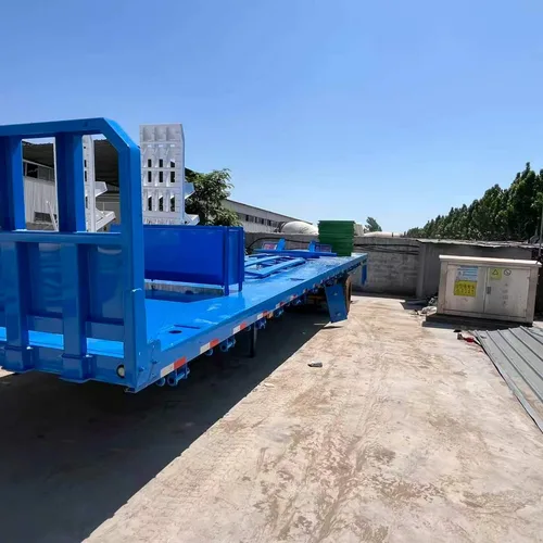 Export Heavy Duty Low Platform Semi Trailer with FUWA/BPW Axle, Optional Hydraulic Ramp & Gooseneck