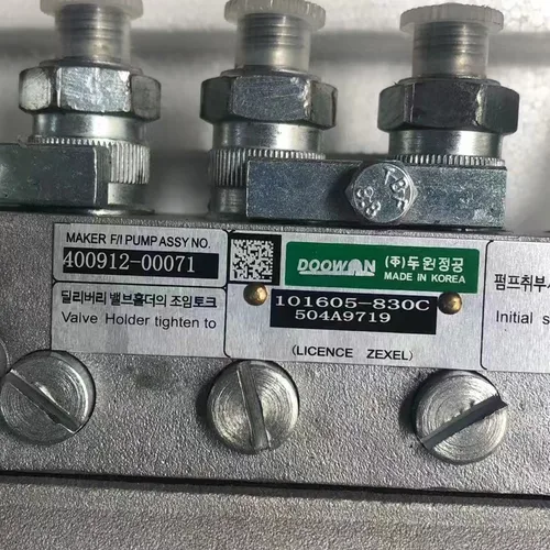 Fuel Injection Pump 400912-00071 & 101605-830C for Doosan/Daewoo DB58T Engine, DH220-5, DH225-7 and DX225LCA Excavators