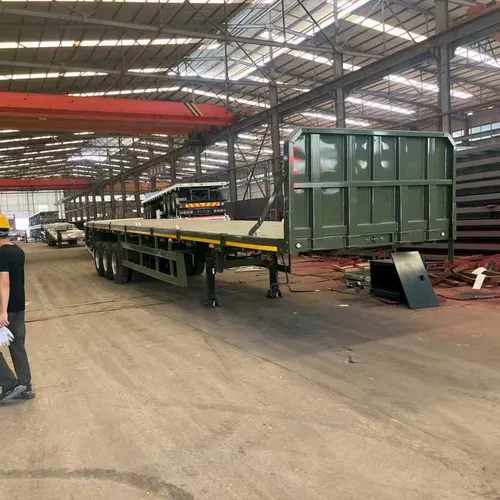 Standard Flatbed Semi-trailer for Africa & Middle East General Goods & Steel Haulage
