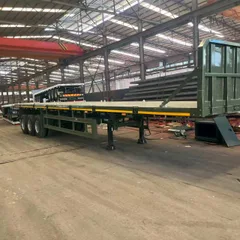 Standard Flatbed Semi-trailer for Africa & Middle East General Goods & Steel Haulage