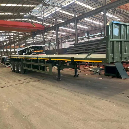 Standard Flatbed Semi-trailer for Africa & Middle East General Goods & Steel Haulage