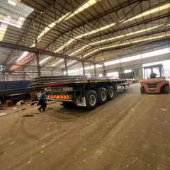 Standard Flatbed Semi-trailer for Africa & Middle East General Goods & Steel Haulage