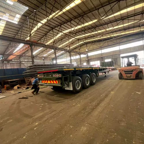 Standard Flatbed Semi-trailer for Africa & Middle East General Goods & Steel Haulage