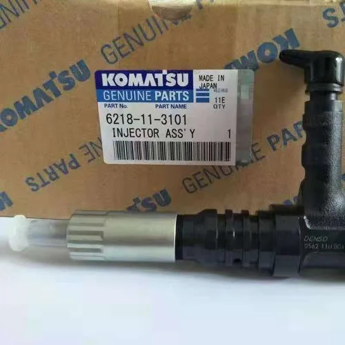 Fuel Injector Assembly 6218-11-3101 095000-0562 for Komatsu Excavator PC600-8, PC650-8 with SA6D140E-3 Engine