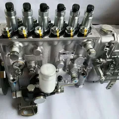 Fuel Injection Pump 6151-71-1440 for Komatsu WA450-3 Wheel Loader, S6D125-1/SA6D125E Diesel Engine, 6-Cylinder In-line Mechanical Pump Assembly.