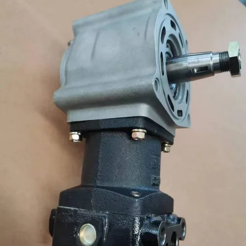 适用于小松 WA470-1 / WA450-1 轮式装载机、SA6D125 / S6D125-1 柴油发动机的 6151-81-3112 型空气压缩机，单缸空气制动压缩机。