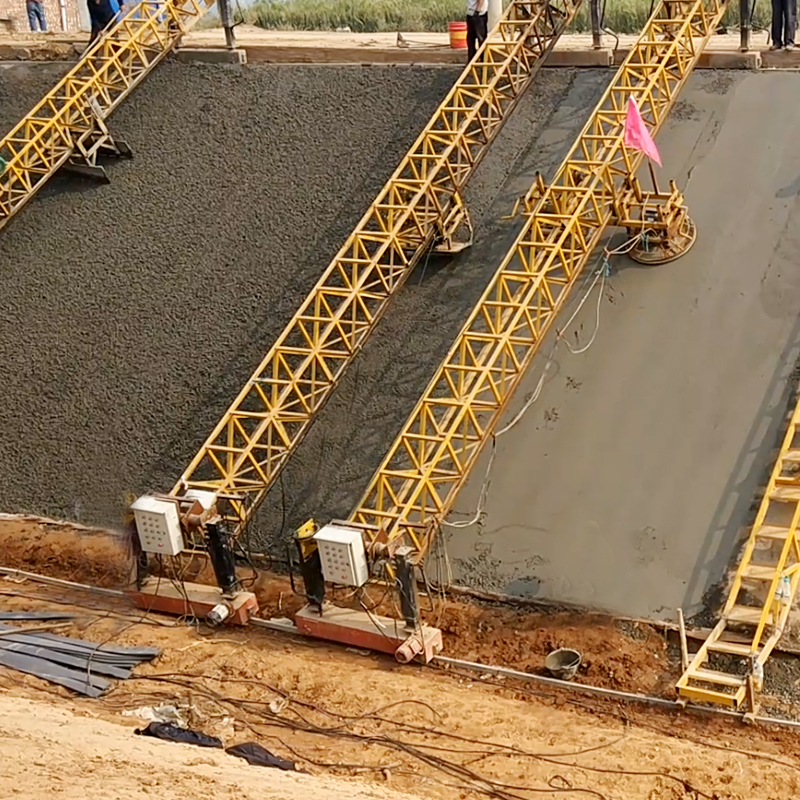 Large slope paver