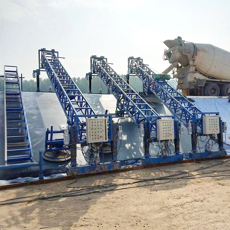 Large slope paver