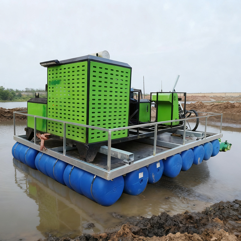 Robot de dragado subacuático (tipo flotante integrado)