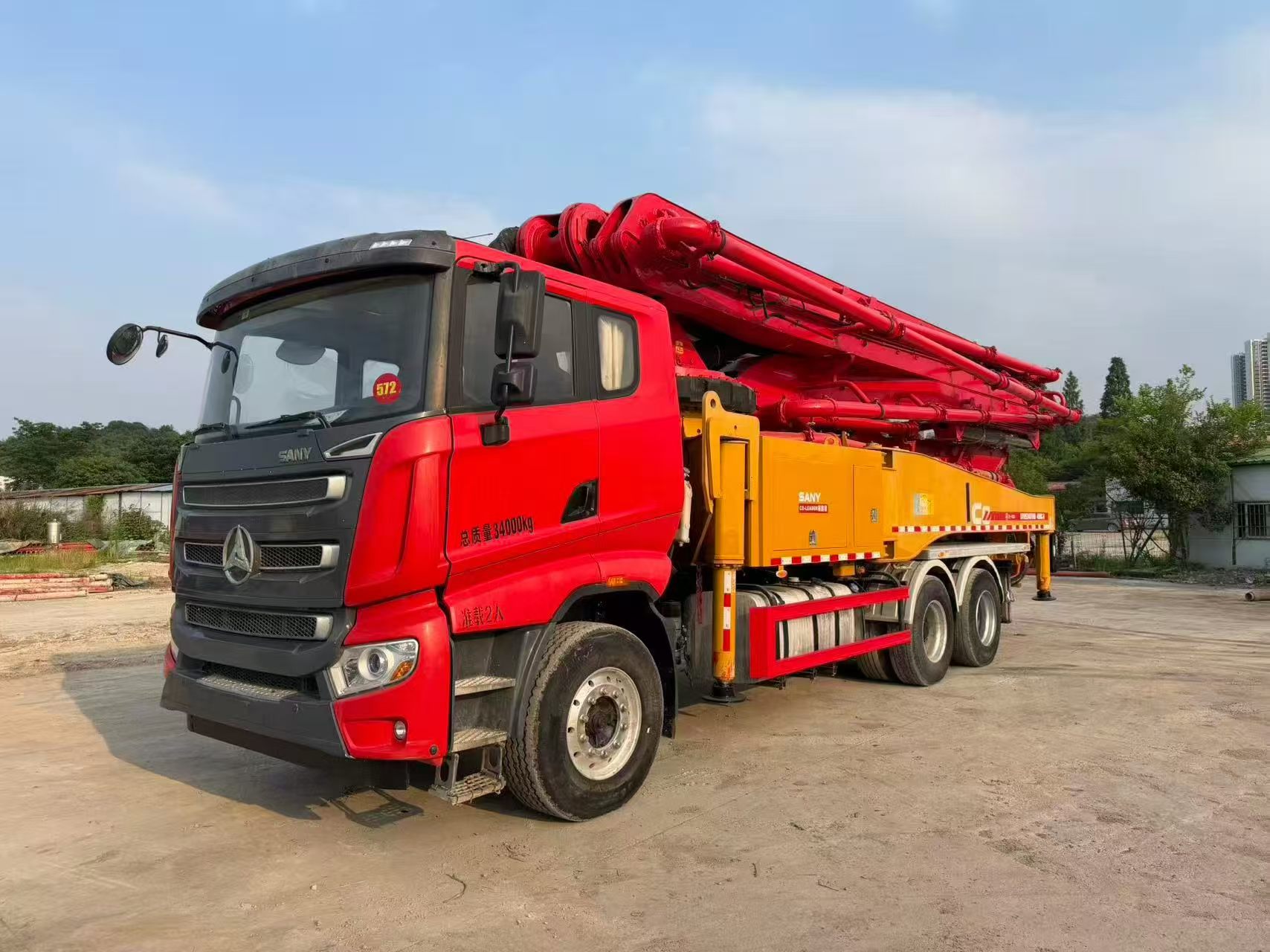 2021 Sany 51-meter concrete pump truck