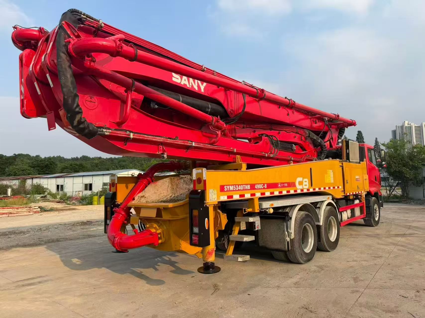 2021 Sany 51-meter concrete pump truck