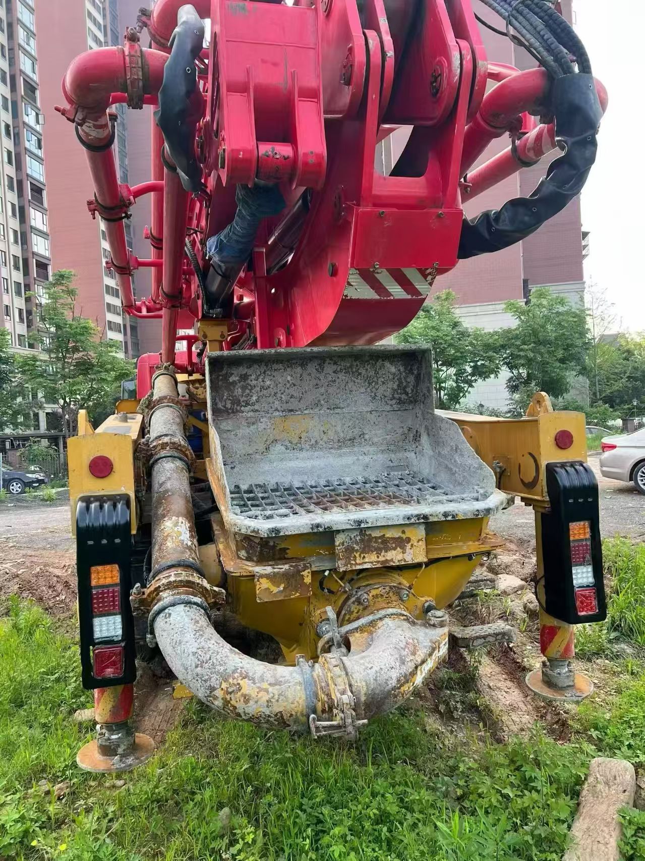 Sany 37-meter concrete pump truck