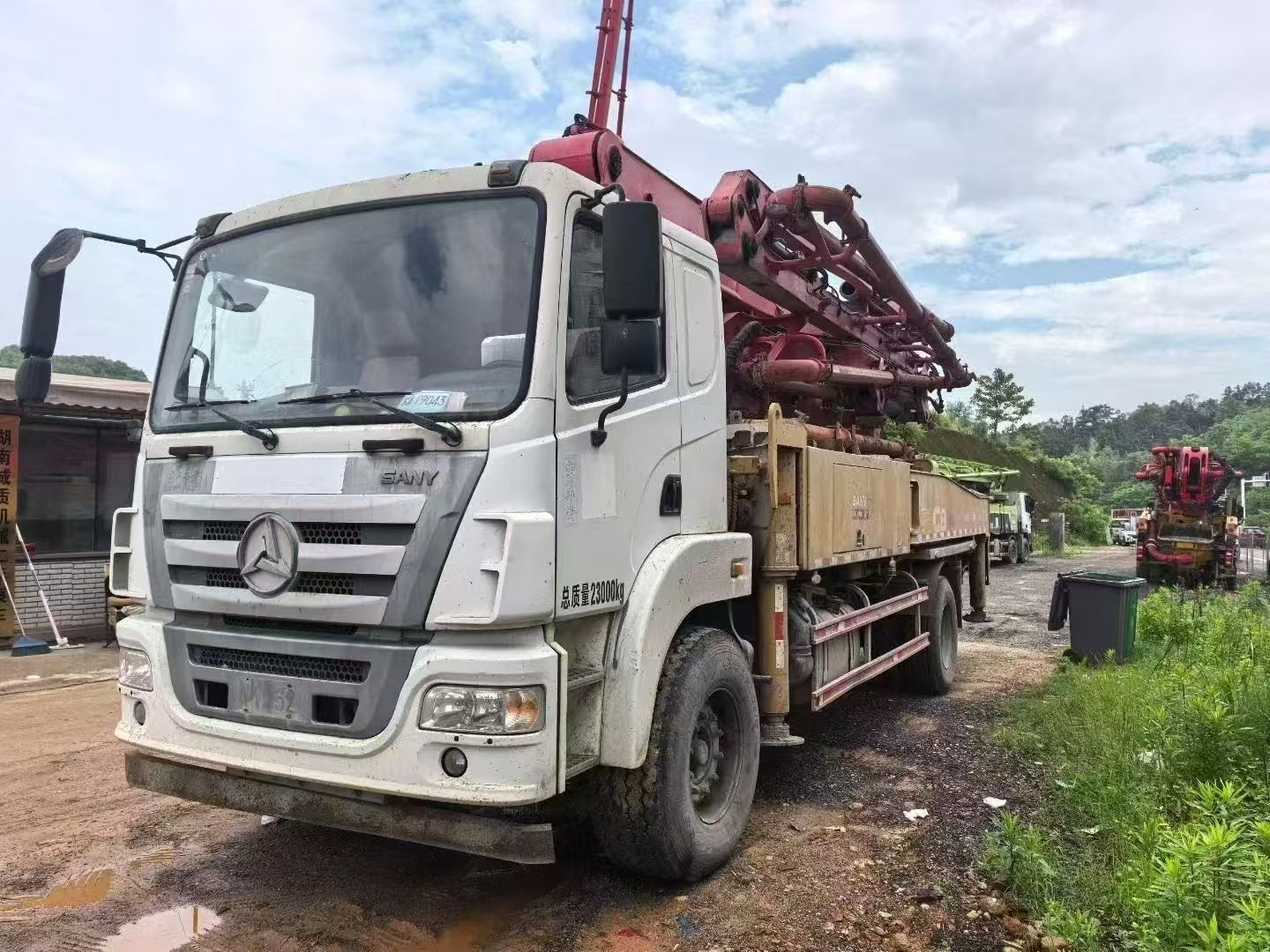 Sany self-produced 37-meter pump truck made in 2019