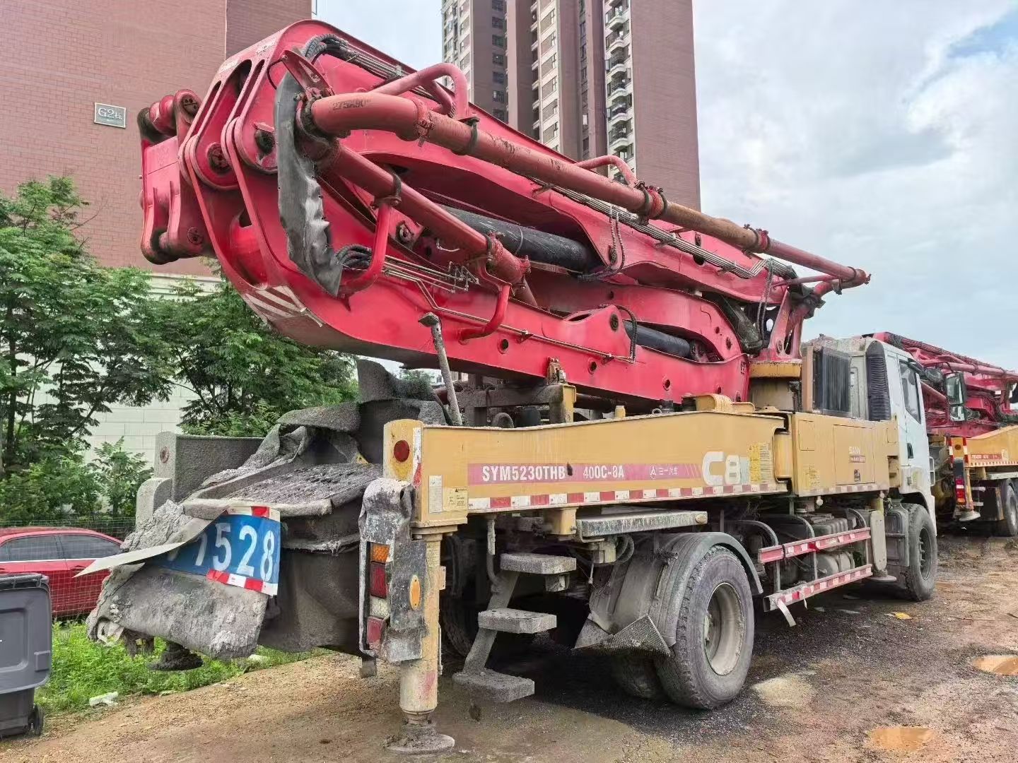 Sany self-produced 37-meter pump truck made in 2019