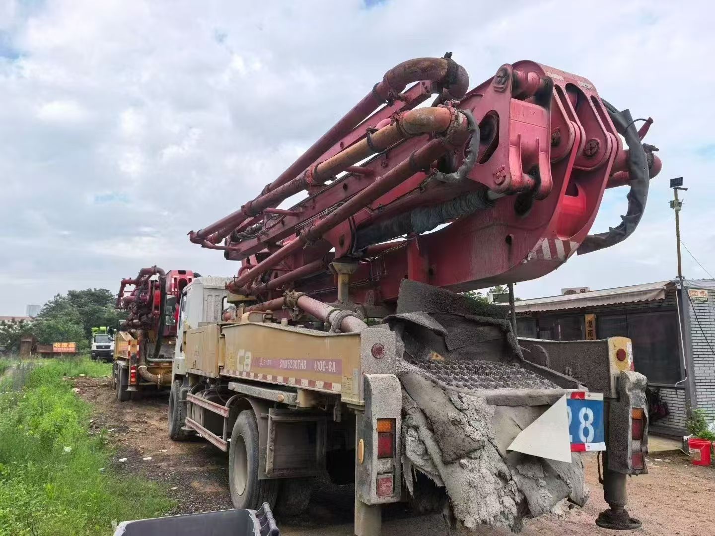 Sany self-produced 37-meter pump truck made in 2019
