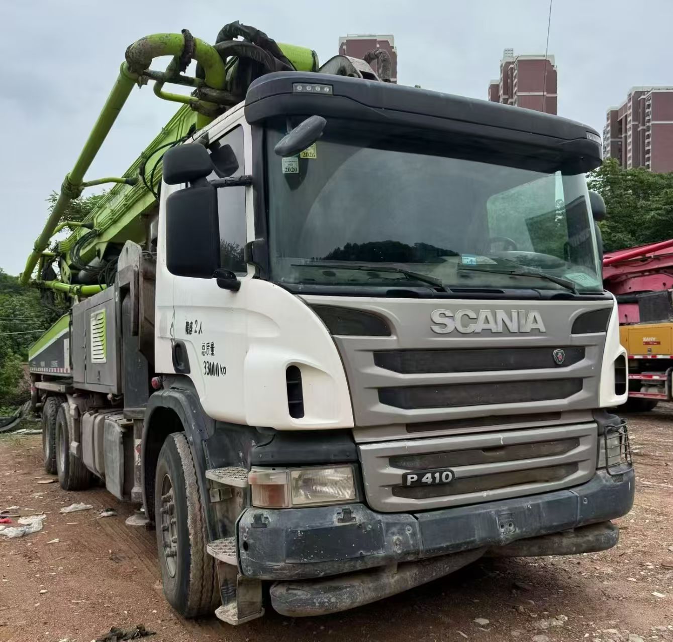 Zoomlion Scania 49-meter pump truck made in 2018