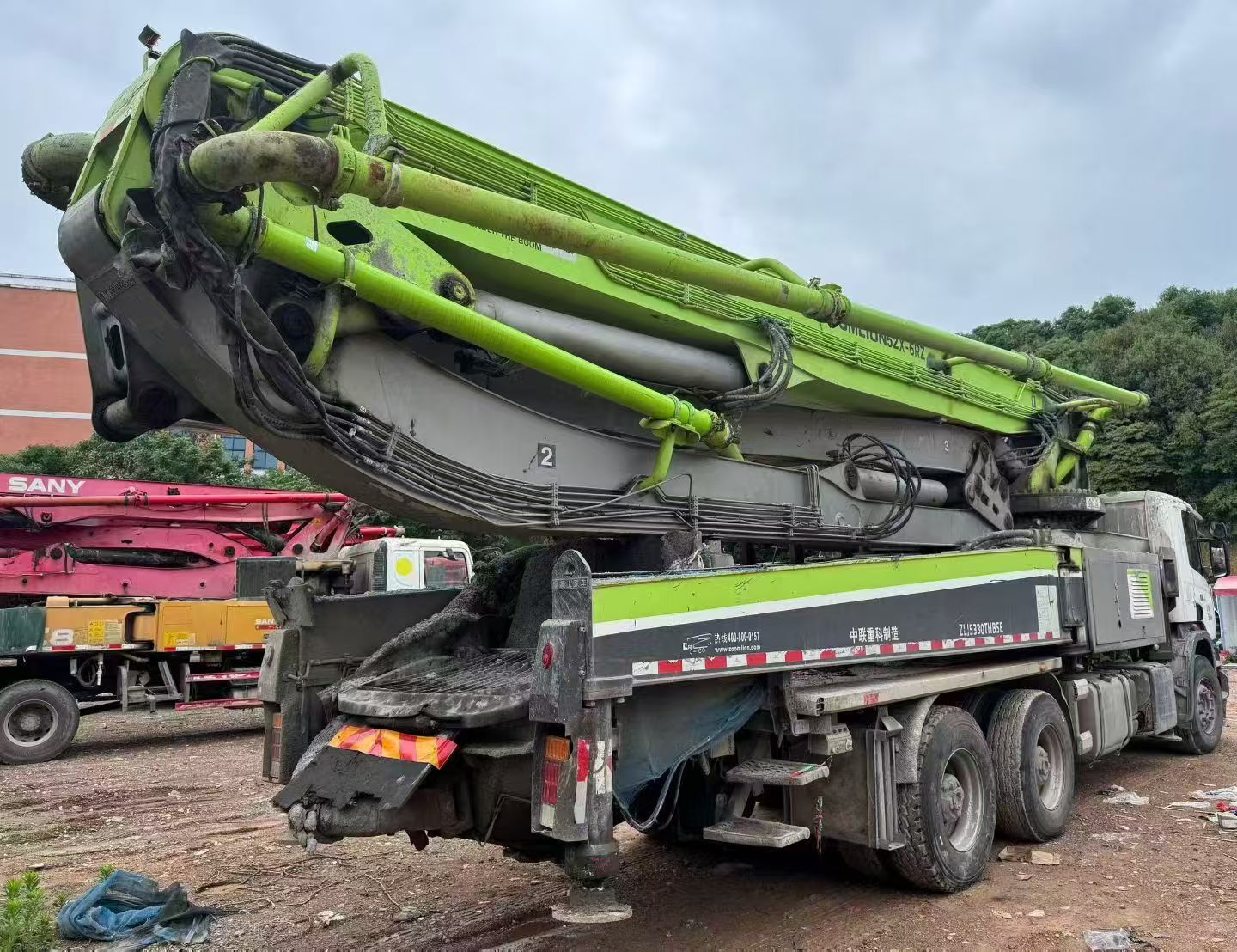 Zoomlion Scania 49-meter pump truck made in 2018
