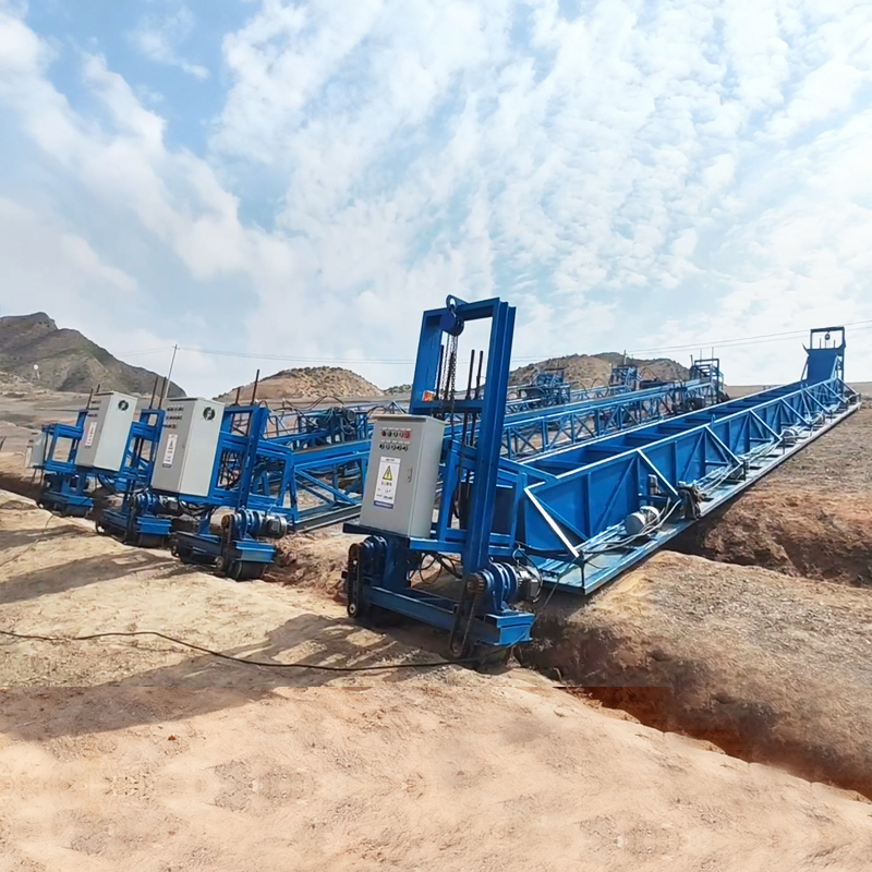 Large slope paver