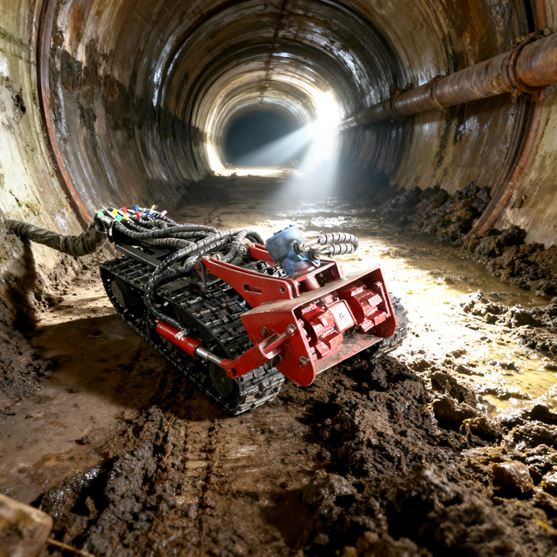 Robot de dragado submarino (para buques petroleros)