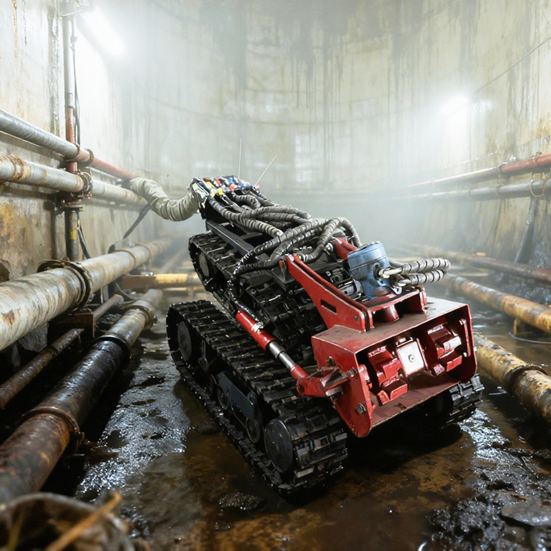 Robot de dragado submarino (para buques petroleros)