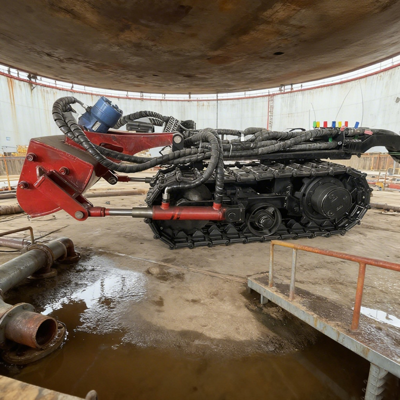 Robot de dragado submarino (para buques petroleros)
