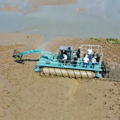 Robot de dragado subacuático (tipo flotante integrado)