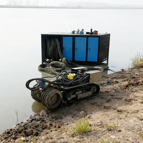 Robot de dragado submarino (versión averiada)
