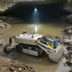 Robot de dragado subacuático (acero inoxidable 304)
