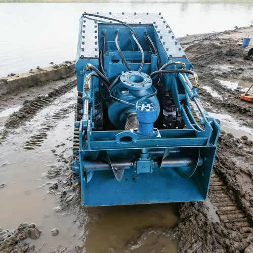 Underwater dredging robot (electric slurry pump)