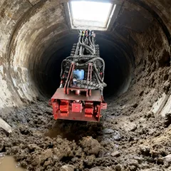 Robot de dragado submarino (para buques petroleros)