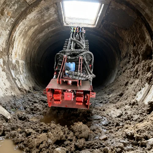 Robot de dragado submarino (para buques petroleros)